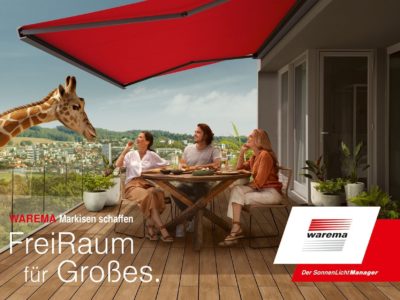 Markisen von WAREMA - die Cash Back Aktion geht in die Verlängerung! Image