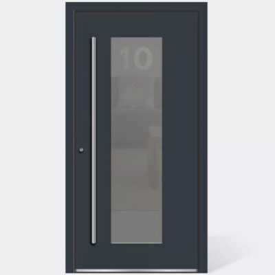 Motivglas Hausnummer