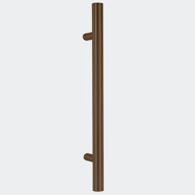 Stoßgriff V 768 S Massivbronze gewachst, schräge Stütze
